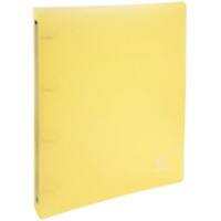Exacompta Chromaline Pastel 30 mm Ringbuch PP (Polypropylen) DIN A4+ 4 Ringe Gelb 51979E 15 Stück