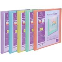 Exacompta KreaCover Pastel 15 mm Ringbuch PP (Polypropylen) DIN A4 2 Ringe Farbig sortiert 54279E 20 Stück
