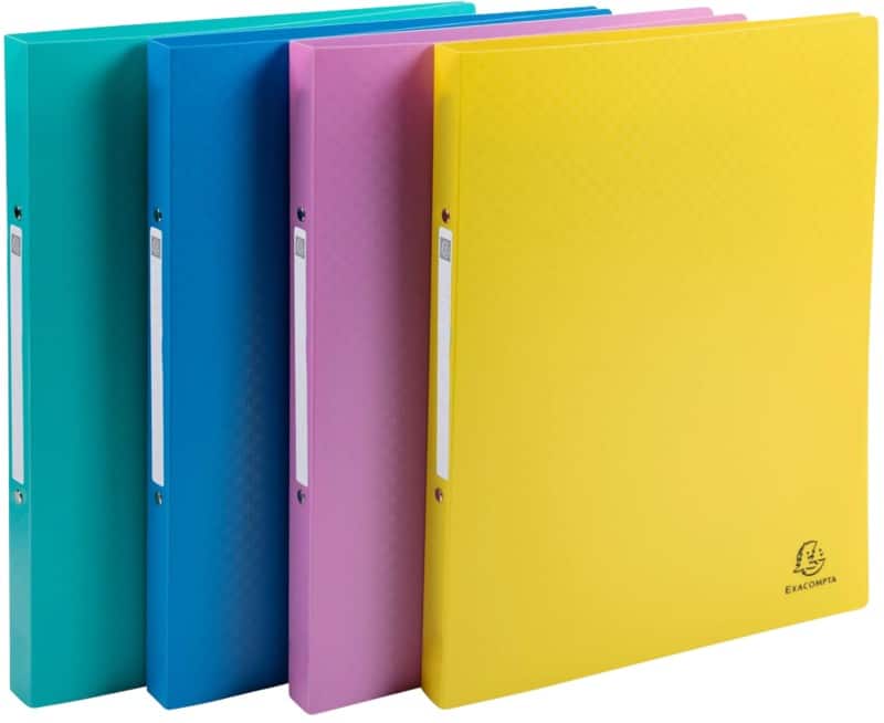 Exacompta Forever Young 15 mm Ringbuch PP (Polypropylen) DIN A4 2 Ringe Gemischt 54190E 20 Stück