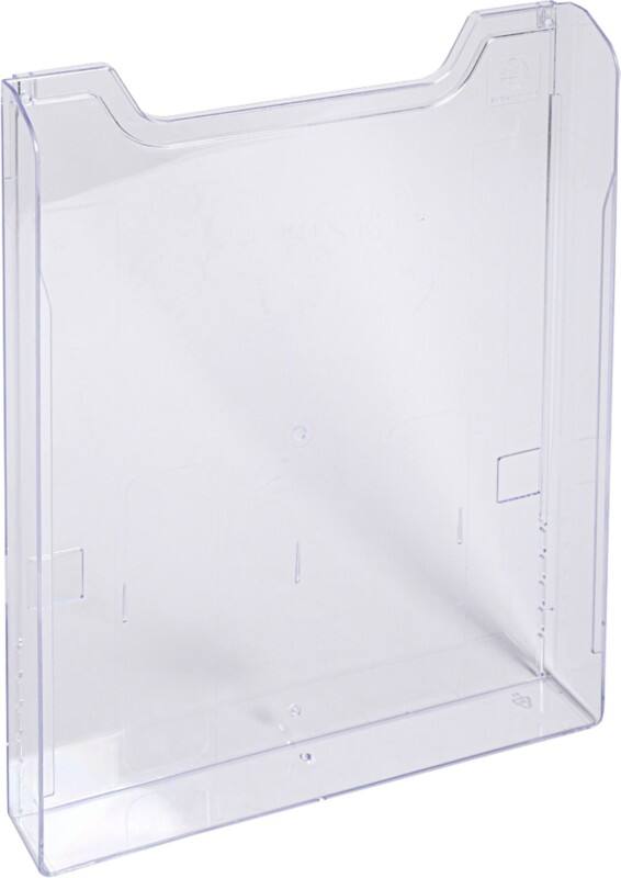 Exacompta Office Prospektständer Transparent 64358D 23,9 x 3,6 x 30 cm 64358D 10 Stück
