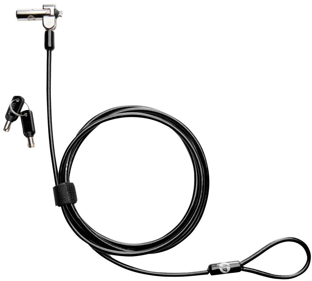 HP Kabelschloss mit Schlüssel Kabellänge 1,83 m Schwarz