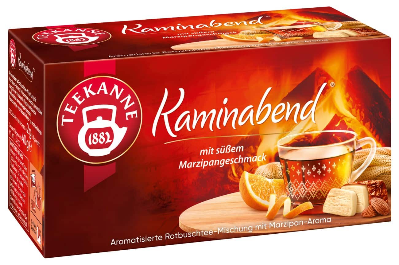 TEEKANNE Rooibostee Kaminabend Aromatisch 20 Beuteln à 2 g