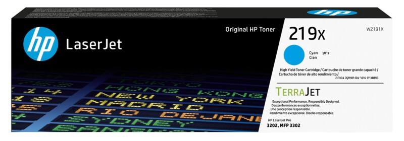 HP 219X Original Tonerkartusche W2191X Cyan