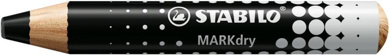 STABILO MARKdry Whiteboard-Marker Schwarz Extra Breit Bleistift