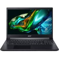 Acer Aspire 7 A715-43G-R0BR AMD Ryzen 5 5625U Laptop 39,6 cm (15.6") Full HD 8 GB DDR4-SDRAM 512 GB SSD NVIDIA GeForce RTX 3050 Wi-Fi 6E (802.11ax) Windows 11 Home Schwarz
