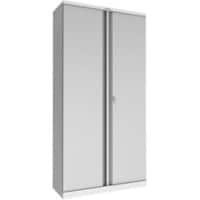 Phoenix SC Schrank Stahl 4 Fachböden abschließbar 1.000 x 500 x 1.900 mm Grau