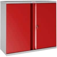 Phoenix SC Schrank Stahl 1 Abschließbar 1.000 x 500 x 1.000 mm Grau, Rot