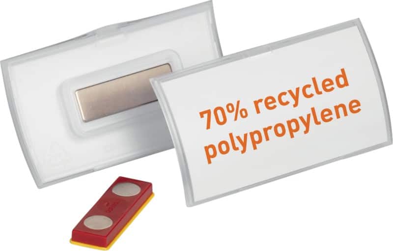 DURABLE CLICK FOLD Namensschild Magnet 825919 80 x 45 mm 10 Stück