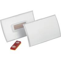 DURABLE CLICK FOLD Namensschild Magnet 826019 95 x 60 mm 10 Stück