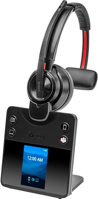 HP Poly Savi Headset Kopf Mit Bluetooth Active Noise Cancelling Mit Mikrofon Stereo