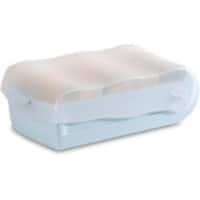 HAN Croco Karteikasten DIN A7 PP (Polypropylen) Pastellblau Set 1 Box + 100 Karten