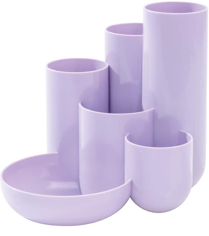 HAN CAMPUS Stifthalter 6 Fächer PS (Polystyrol) Violett