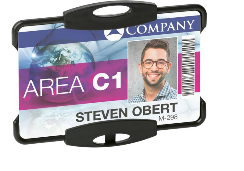 DURABLE Single Kartenhalter ohne Clip 9,2 x 7 cm PS (Polystyrol) 10 Stück