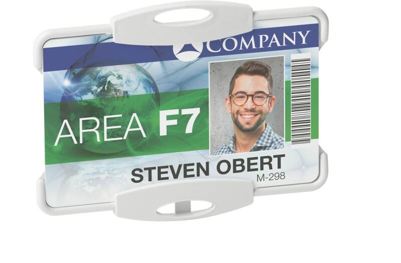 DURABLE Single Kartenhalter ohne Clip 9,2 x 7 cm PS (Polystyrol) 10 Stück