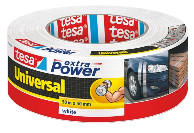 tesa Kraftklebeband tesa extra Power Universal 56389 Weiß 50 mm (B) x 50 m (L)