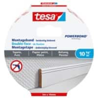 tesa Montageband Weiß 19 mm (B) x 5 m (L)