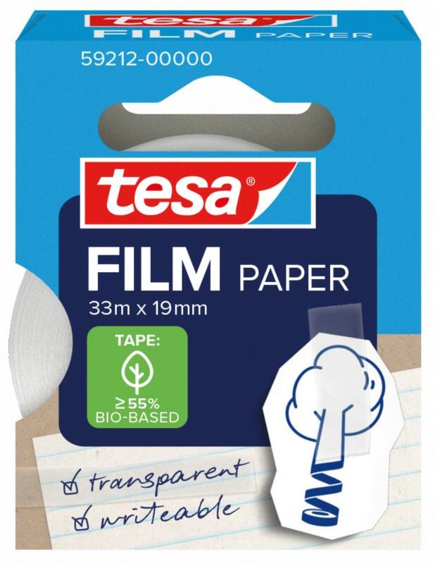 tesa Klebeband tesafilm 59212 Transparent 19 mm (B) x 33 m (L) Papier
