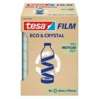 tesa Klebeband tesafilm Transparent 66 m (L) 8er-Pack