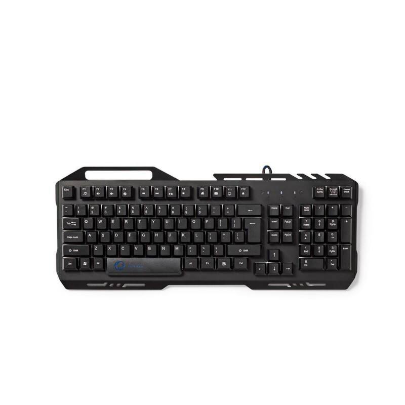 Nedis Gaming-Tastatur, kabelgebunden, QWERTY (US), international Schwarz GKBD200BKUS