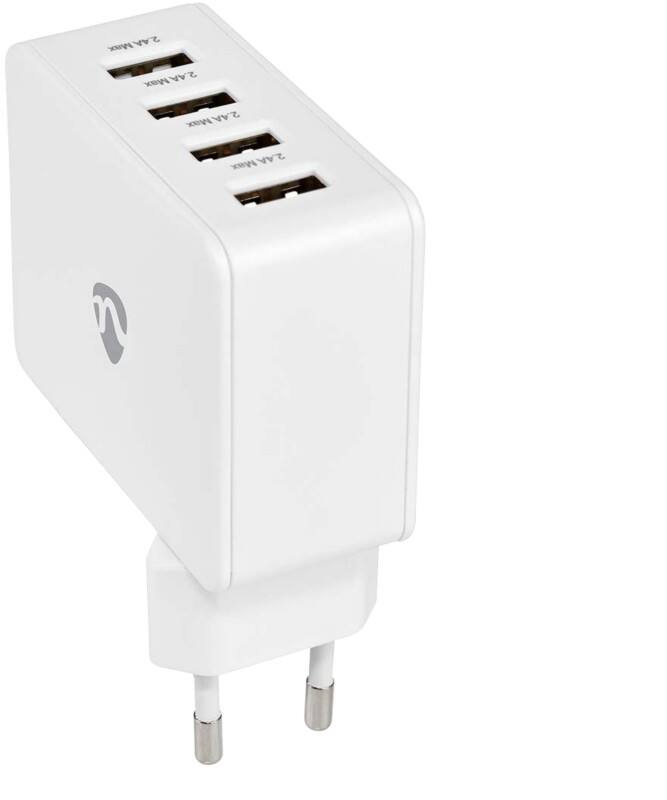 Nedis Netzladegerät Weiß