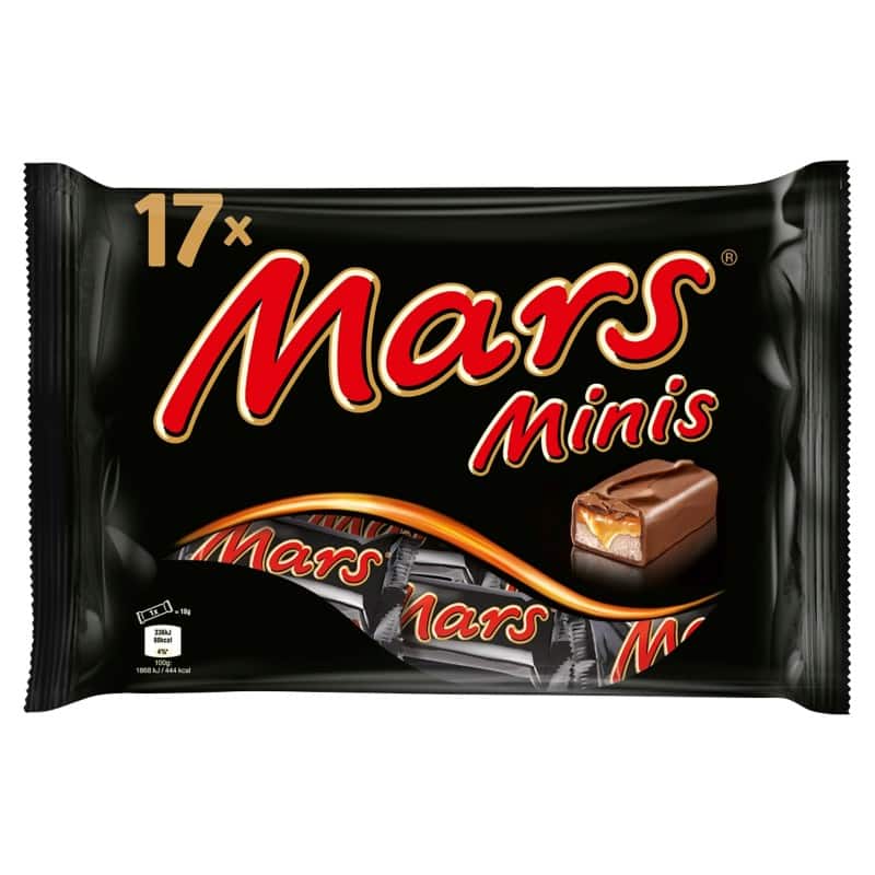 Mars Minis Schokoladenriegel 17 Stück à 18 g