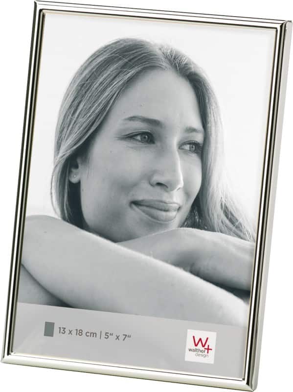 walther design Bilderrahmen Tischplatte WD318S 13,3 (B) x 1 (T) x 18,7 (H) cm WD318S