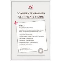 walther design DIN A4 Bilderrahmen KV130W 22,2 (B) x 1,4 (T) x 31 (H) cm KV130W