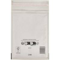 Mail Lite Luftpolster-Versandtaschen C/0 Weiß Ohne Fenster Abziehstreifen 200 Stück