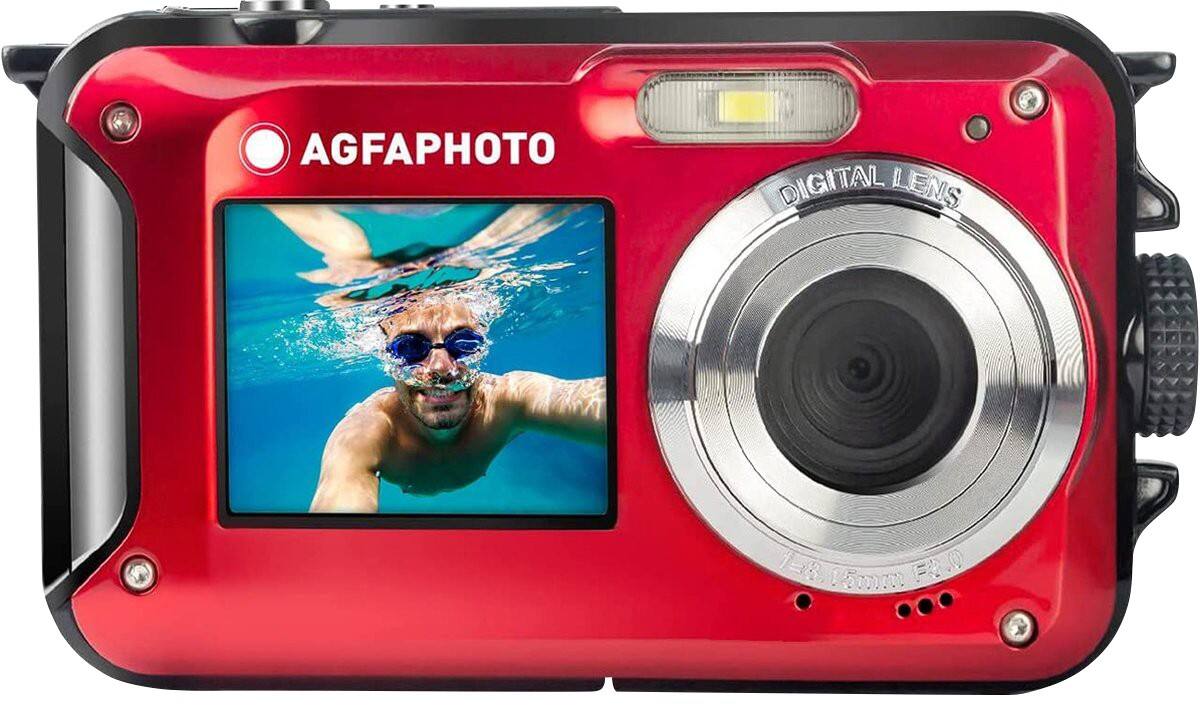 AgfaPhoto WP8000 Digitalkamera 24 Megapixel Rot