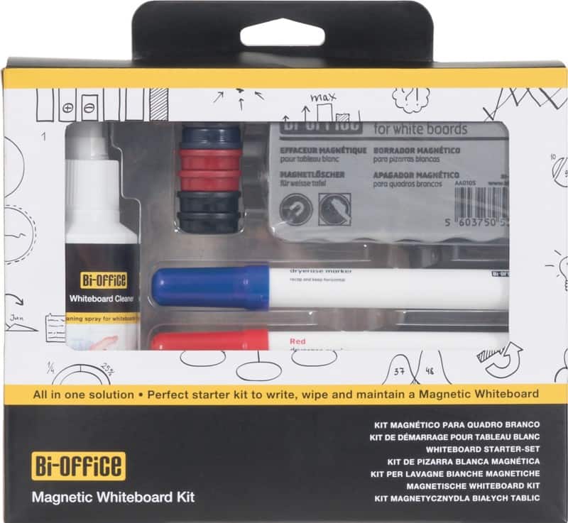 Bi-Office Whiteboard-Starterkit KT1010 Set 11 Teile
