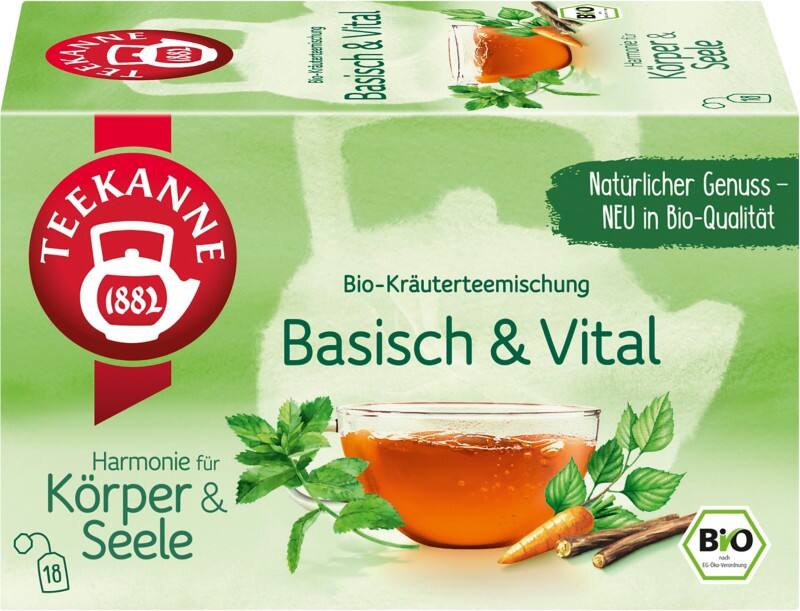 TEEKANNE Basisch & Vital Tee 36 g 18 Stück