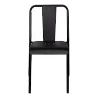 meet powered by PAPERFLOW ARTY Stuhl Verzinkter Stahl 470 x 550 x 810 mm Schwarz Outdoor 2 Stück