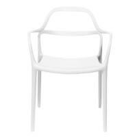 meet powered by PAPERFLOW NOVA Stuhl PP (Polypropylen) 575 x 535 x 770 mm Weiß Outdoor 2 Stück