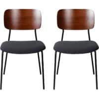 meet powered by PAPERFLOW Lisa Stuhl Mehrfarbig 480 x 460 x 705 mm 2 Stück