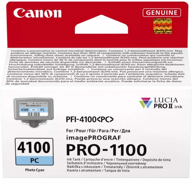 Canon PFI-4100PC Original Tintenpatrone Cyan