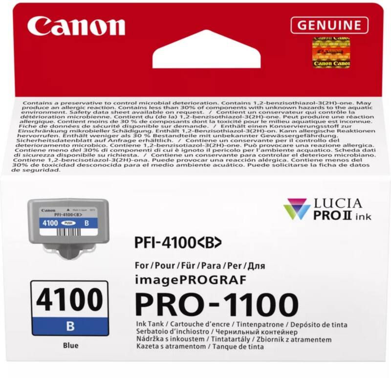 Canon PFI-4100B Original Tintenpatrone Blau