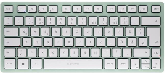 CHERRY Mini Kabellose Tastatur QWERTZ Mint KW7100