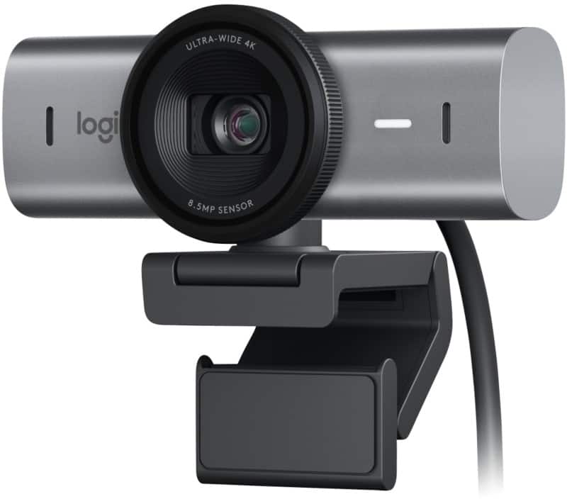 Logitech MX Brio Webcam 3840 x 2160 Megapixel 4K Mikrofon Grau