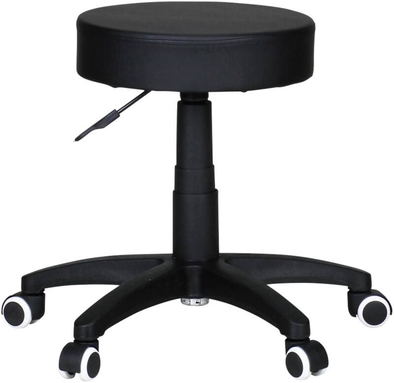 AMSTYLE Hocker Schwarz 500 x 500 x 550 mm