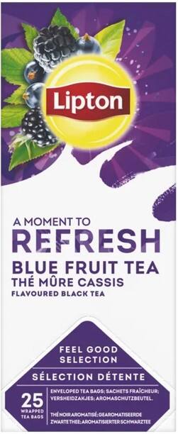 Lipton FGS Schwarzer Tee Heidelbeere und Brombeere 25 Stück