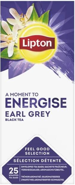 Lipton FGS Earl Grey Schwarzer Tee 25 Stück