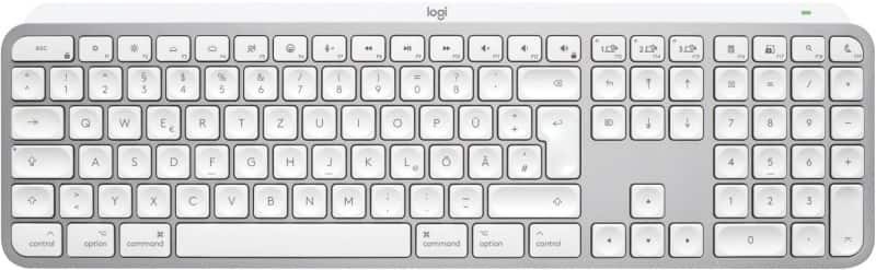 Logitech Kabellose Tastatur Mxkeys S für Mac 920-011624 QWERTZ DE Grau
