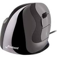 Evoluent Ergonomic VerticalMouse D VMDM Medium Kabelgebunden Schwarz, grau