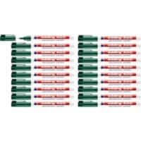 edding 400 Permanentmarker Feine Rundspitze 1 mm Grün Nachfüllbar Wasserbeständig 16 + 4 gratis