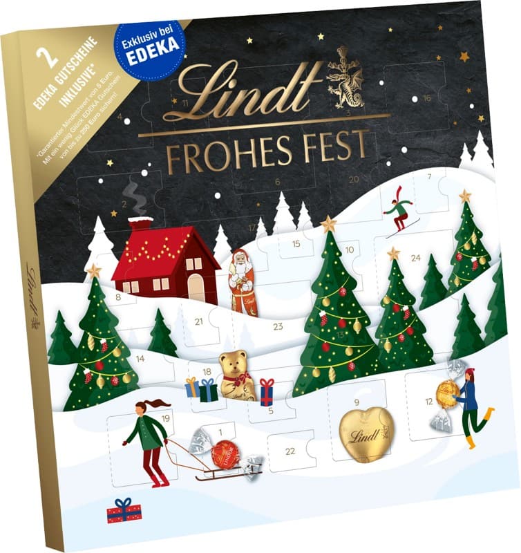 Lindt Adventskalender Schokolade 196 g