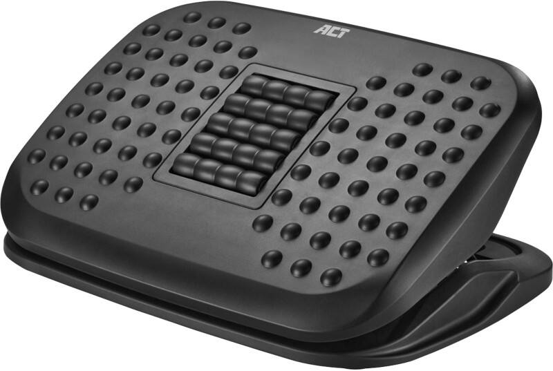 ACT Fußstütze Höhenverstellbar 19,5 cm x 34 cm x 44,5 cm Schwarz