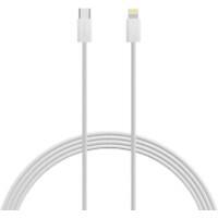 XLayer Ladekabel USB-C Stecker Apple Lightning 2 m Weiß