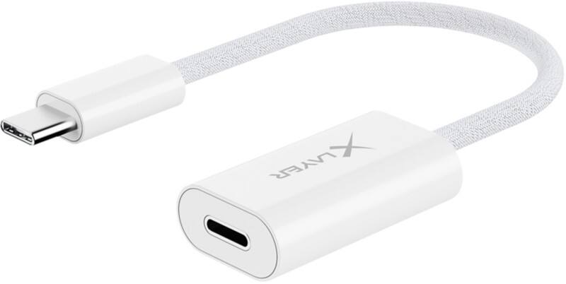 XLayer Ladekabel USB A Stecker Apple Lightning 12 cm Weiß