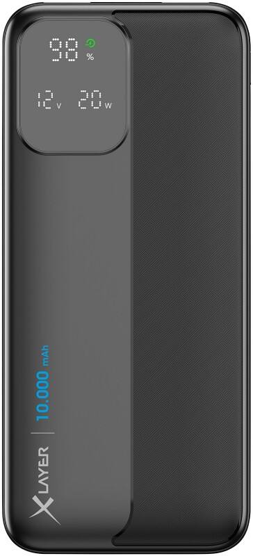 XLayer Powerbank 10,000 mAh Lithium-Polymer (Li-Polymer) Schwarz 220547