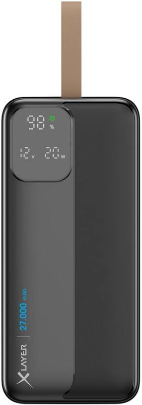 XLayer Powerbank 27,000 mAh Lithium-Polymer (Li-Polymer) Schwarz 220549